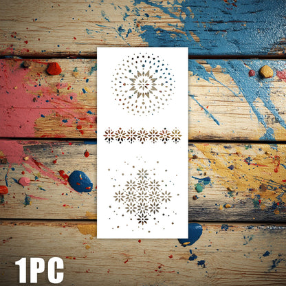 Flower Pattern DIY Painting Hollow Stencil