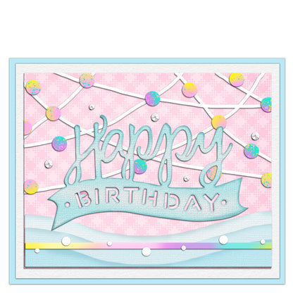 "Happy Birthday" Words Metal Cutting Dies