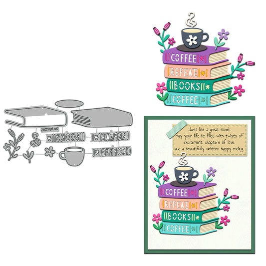 Stacks of Books Metal Cutting Dies