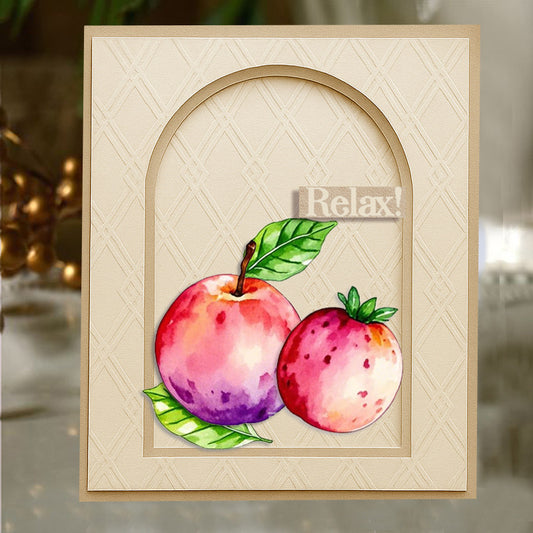 Fruit Pattern DIY Scrapbook Clear Stamps