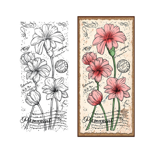Beautiful Flowers Clear Stamps