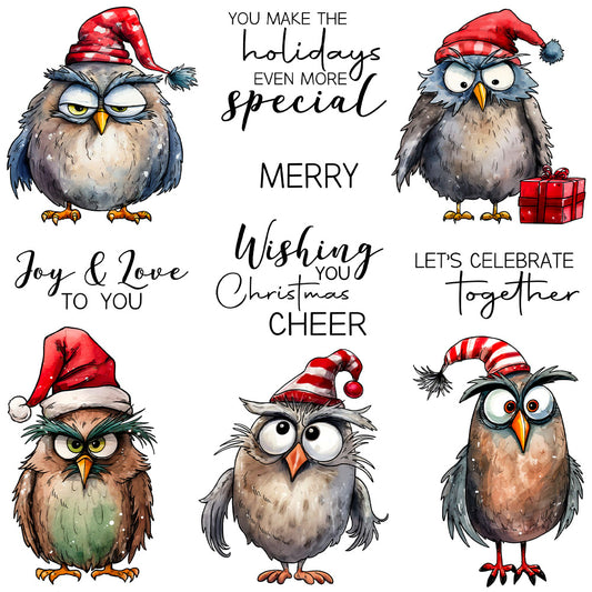 Christmas Owls Dies & Stamps Set