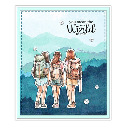 Travel Diary Dies & Stamps Set