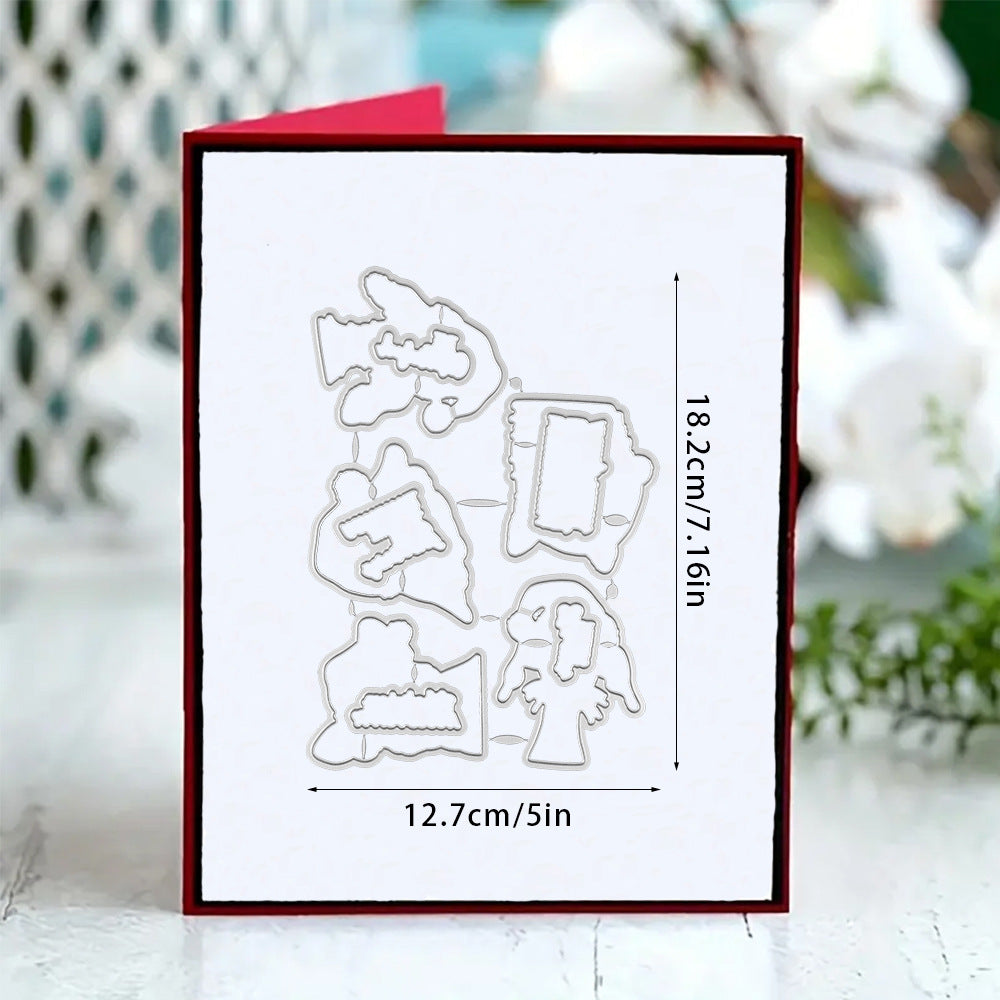 Christmas Dogs Dies & Stamps Set