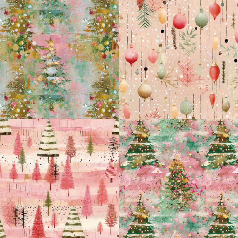 24PCS 6" Festival Decorations Scrapbook Paper & Cardstock