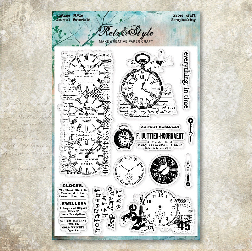 Decorative Background DIY Scrapbook Clear Stamps