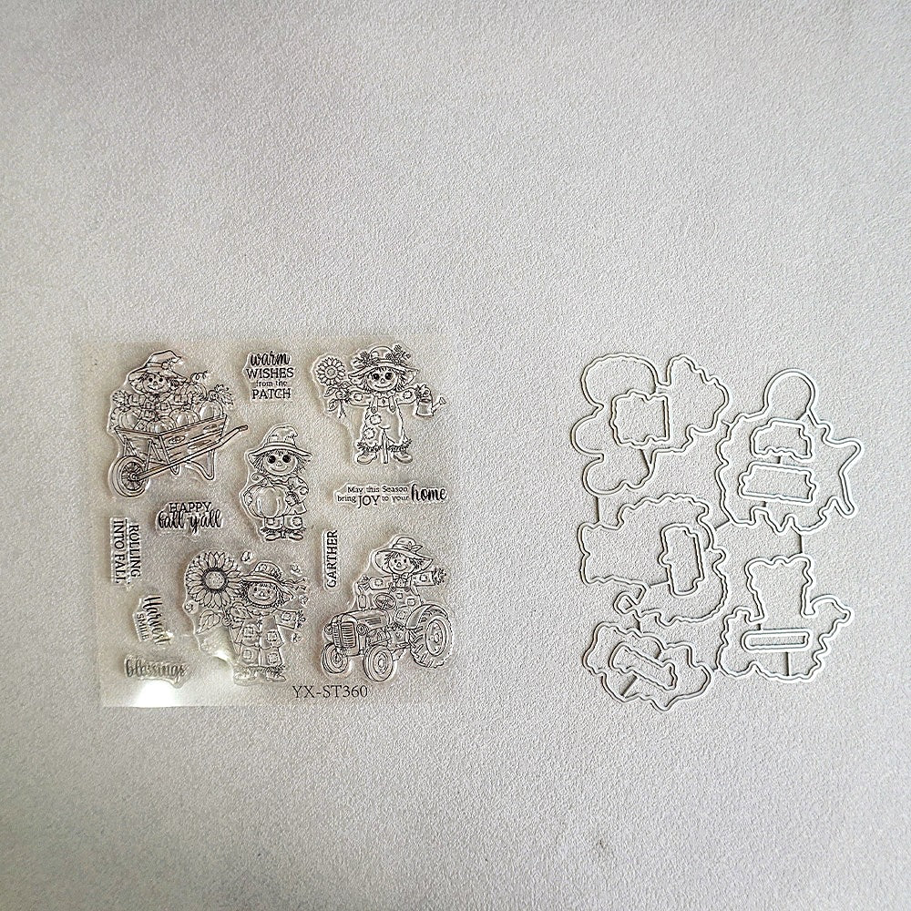 Cute Scarecrow Dies & Stamps Set