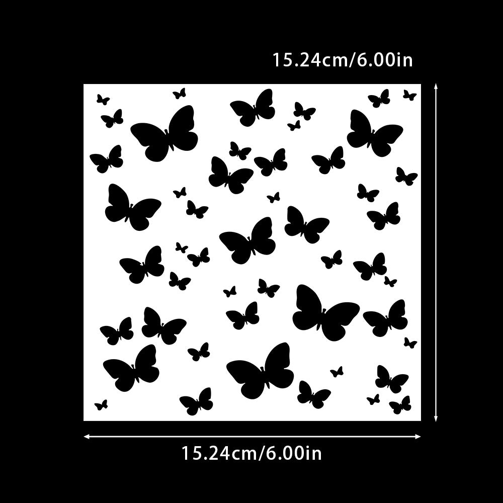 Butterfly Pattern DIY Painting Hollow Stencil