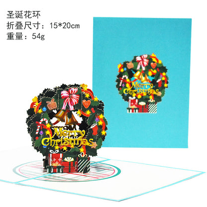 3D Creative Christmas Series Pop-Up Greeting Card