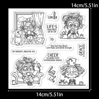 Grandma's Daily Life Dies & Stamps Set