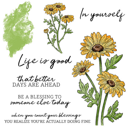 Chrysanthemum Dies & Stamps Set