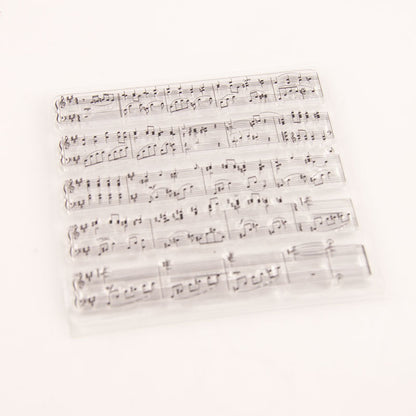 Musical Notes Clear Stamps