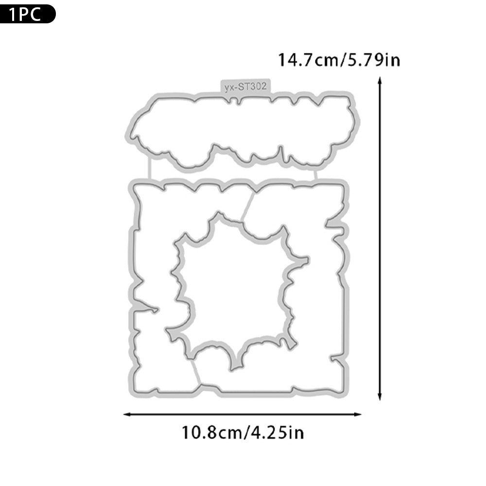 Saffron Wreath Dies & Stamps Set