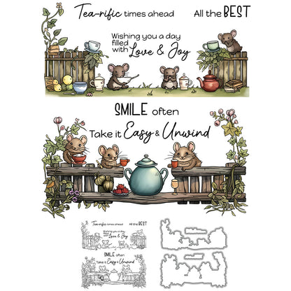 Cute Little Mouse Dies & Stamps Set