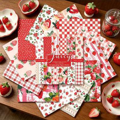 24PCS 6" Juicy Scrapbook Paper & Cardstock
