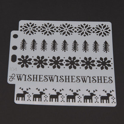 Christmas Decoration Hollow Stencil