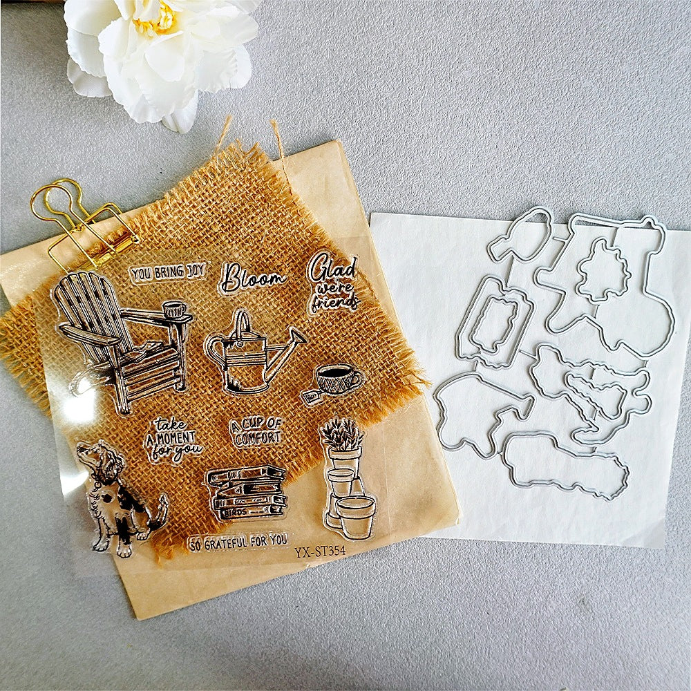 Cozy Home Dies & Stamps Set