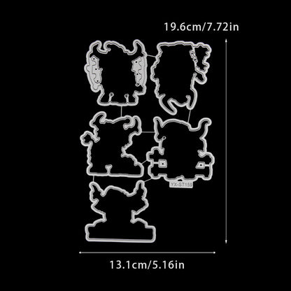 Christmas Cows Dies & Stamps Set