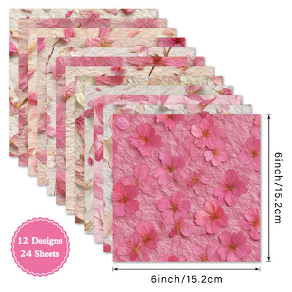 24PCS 6" Grace Scrapbook Paper & Cardstock