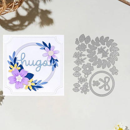Wreath Flowers Metal Cutting Dies