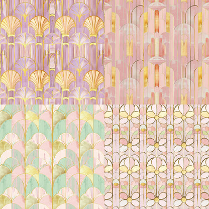 24PCS 6" Lilac Scrapbook Paper & Cardstock