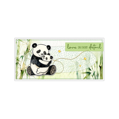 Love Mom Baby Animals Clear Stamps