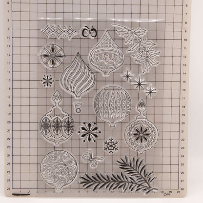 Christmas Decorative Clear Stamps