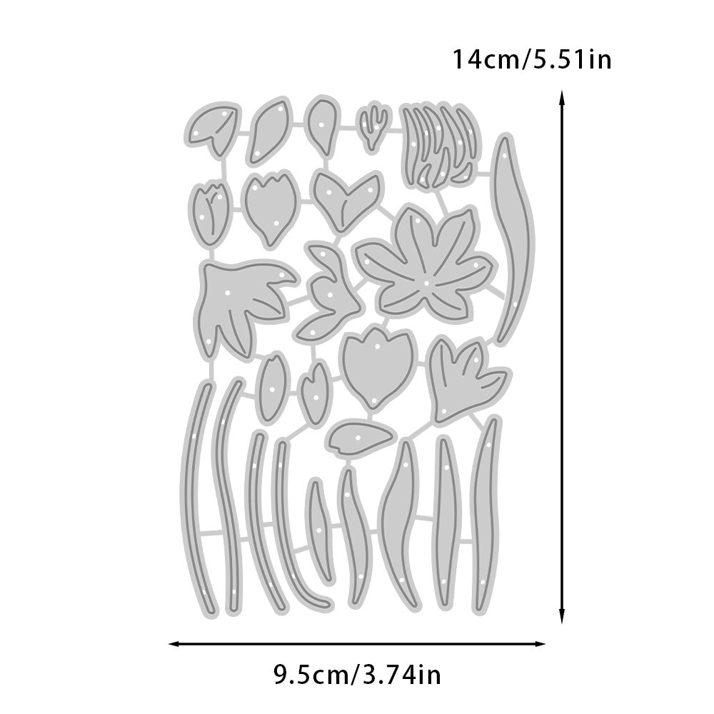 Blooming Flowers Metal Cutting Dies