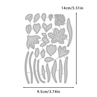 Blooming Flowers Metal Cutting Dies