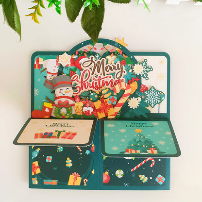 3D Creative Christmas Pop-Up Box