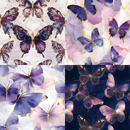 24PCS 6" Butterfly Scrapbook Paper & Cardstock