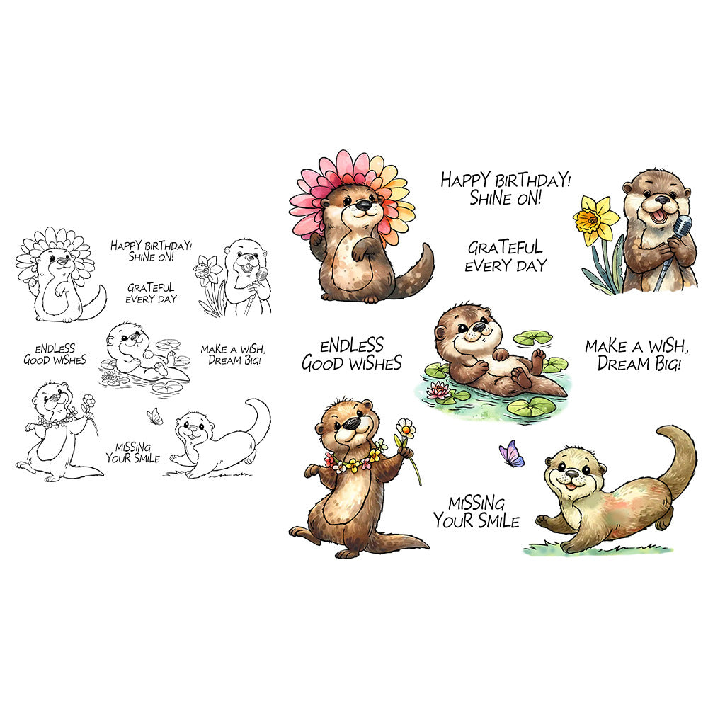 Baby Otter Clear Stamps