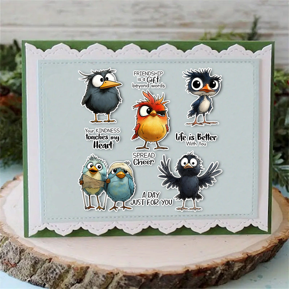 Cute Birds Dies & Stamps Set
