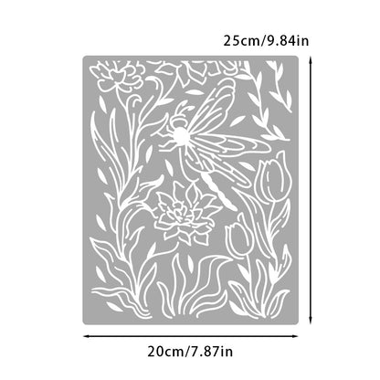 1 PC Decorative DIY Painting Hollow Stencil