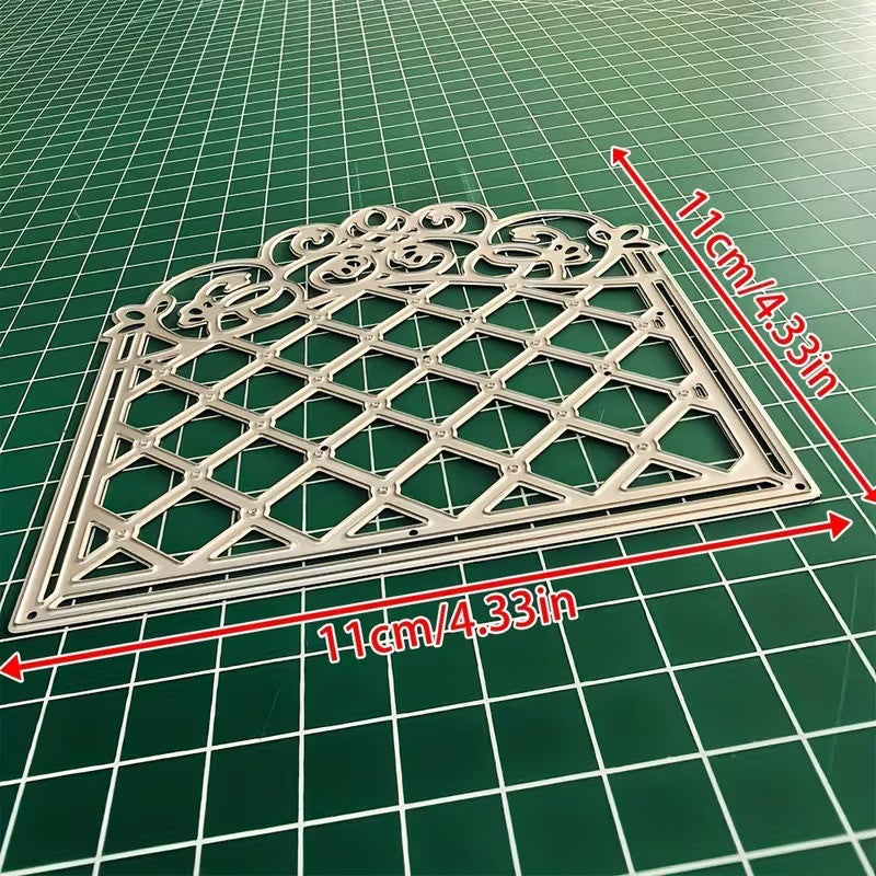 Retro Lace Cutout Frame Metal Cutting Dies