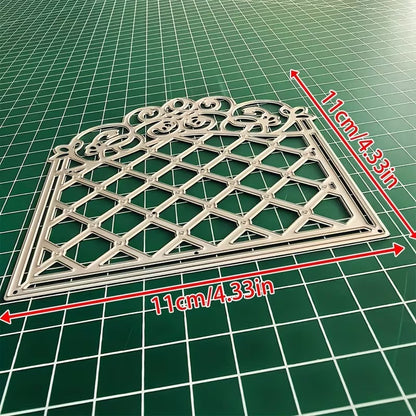 Retro Lace Cutout Frame Metal Cutting Dies