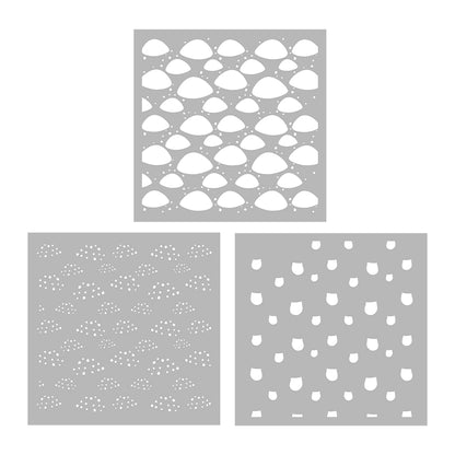 Cute Mushrooms DIY Painting Hollow Stencil
