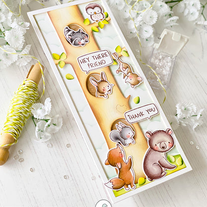 Big Tree & Animals Dies & Stamps Set