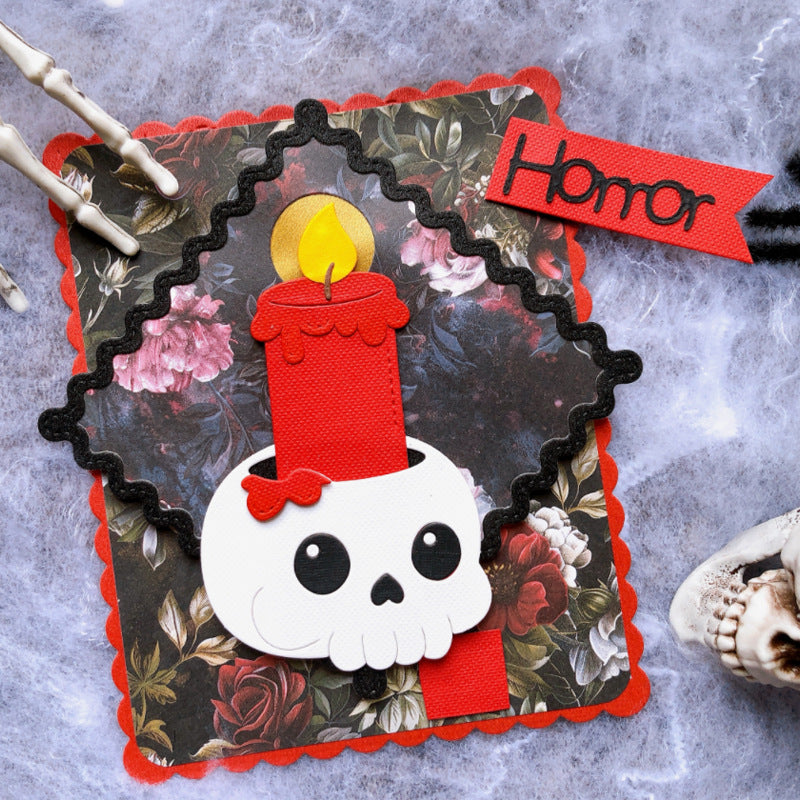 Skull Candle Metal Cutting Dies