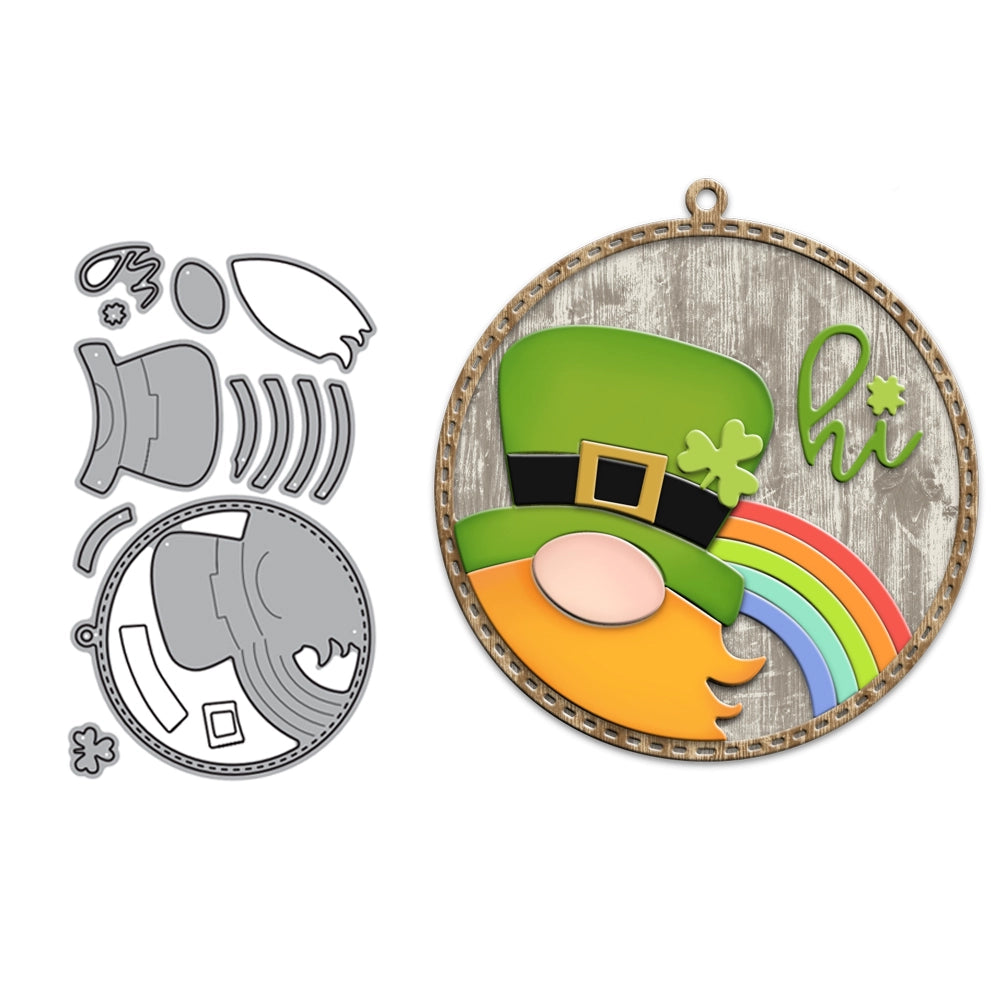 St. Patrick's Day Gnome Metal Cutting Dies