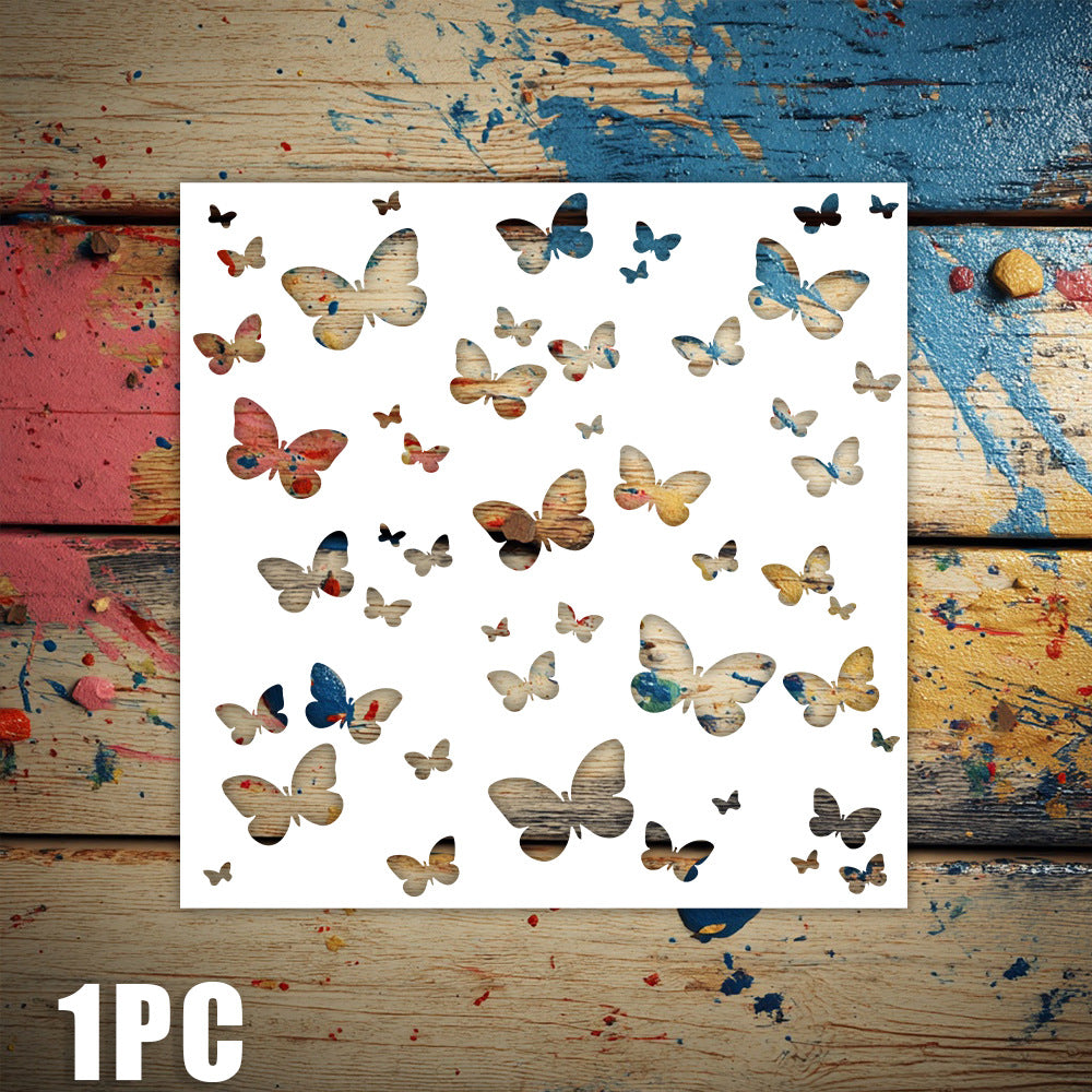 Butterfly Pattern DIY Painting Hollow Stencil