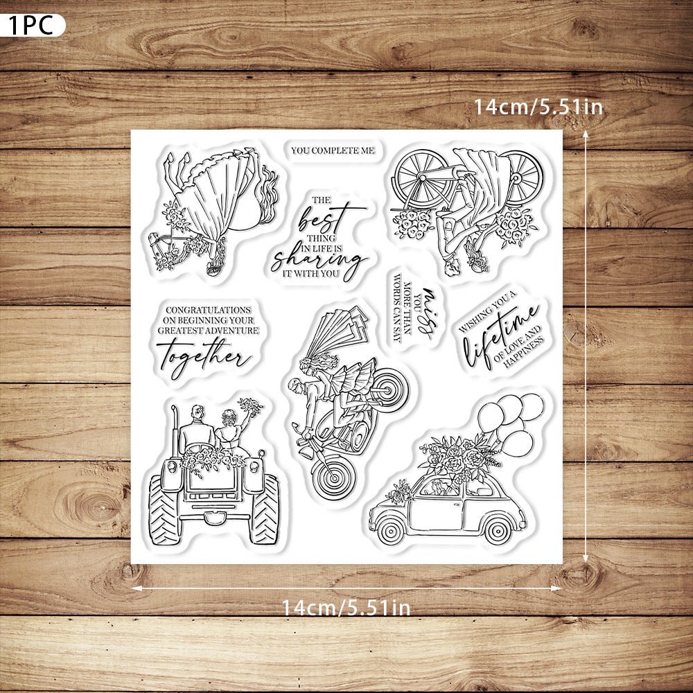 Valentine's Day Theme Clear Stamps