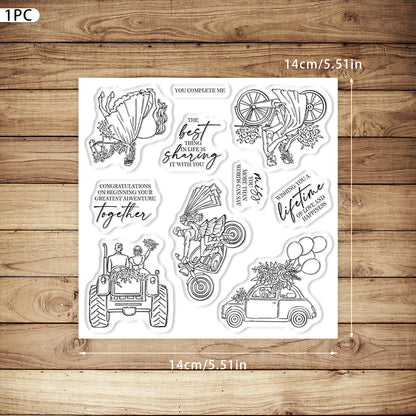 Valentine's Day Theme Clear Stamps