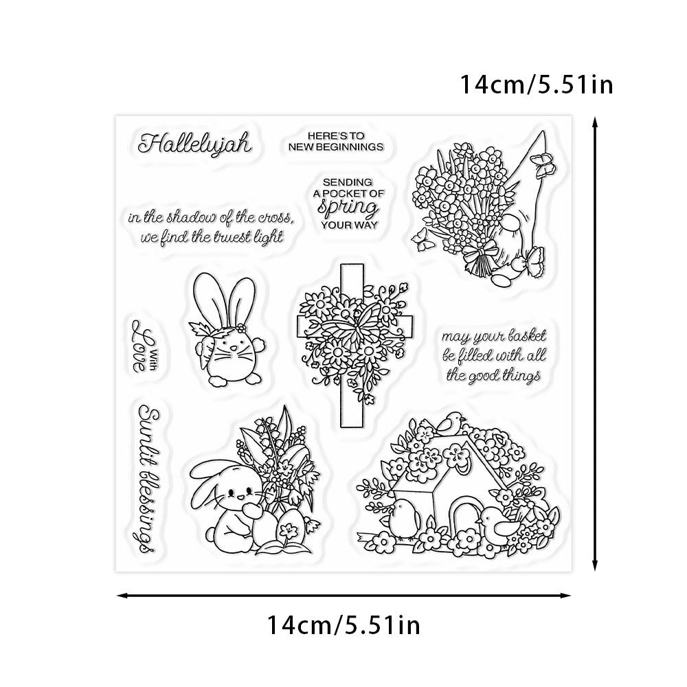 Easter Elements Clear Stamps