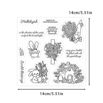 Easter Elements Clear Stamps