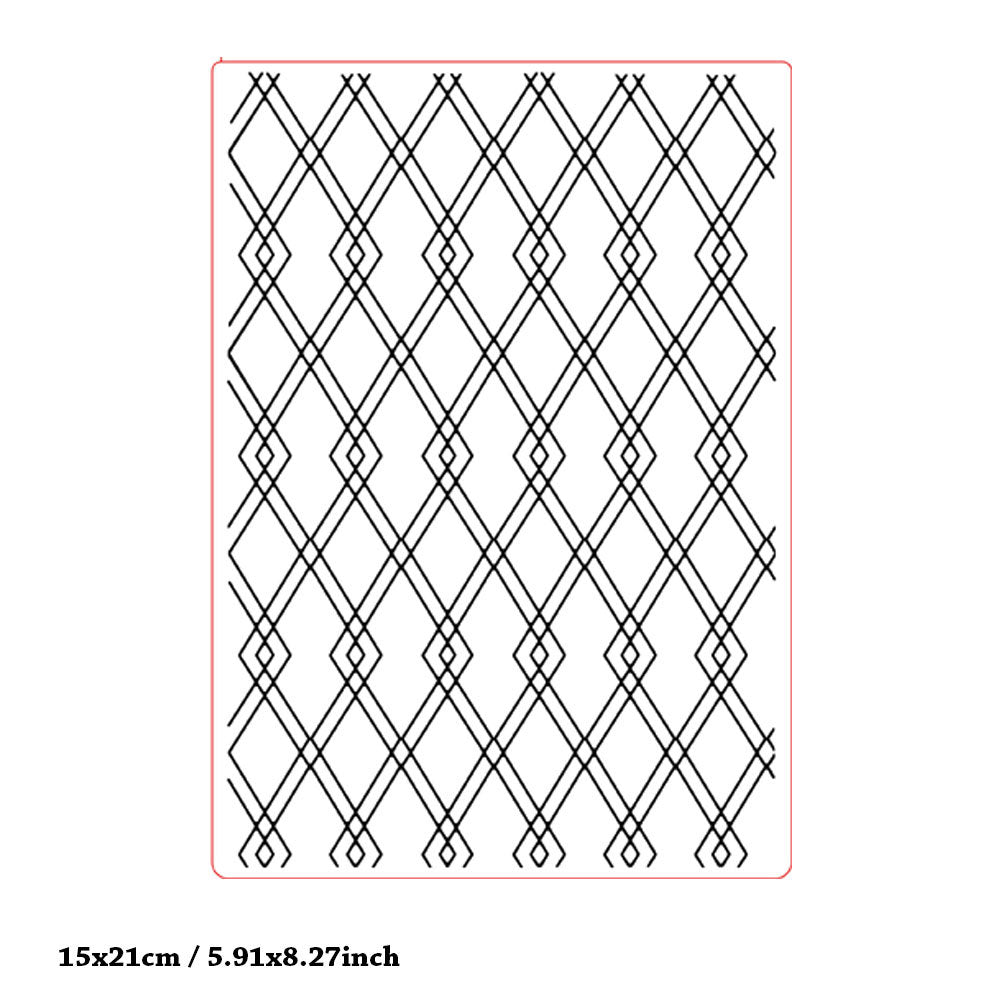 Decorative Background Pattern Plastic Embossing Folder