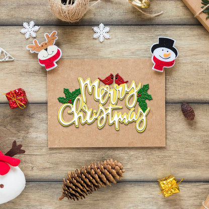 "Merry Christmas" Metal Cutting Dies