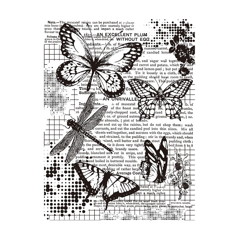 Vintage Style DIY Scrapbook Clear Stamps