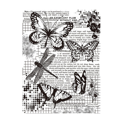 Vintage Style DIY Scrapbook Clear Stamps