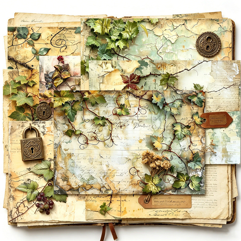 A5 Vineyard Series Journal Scrapbook Paper